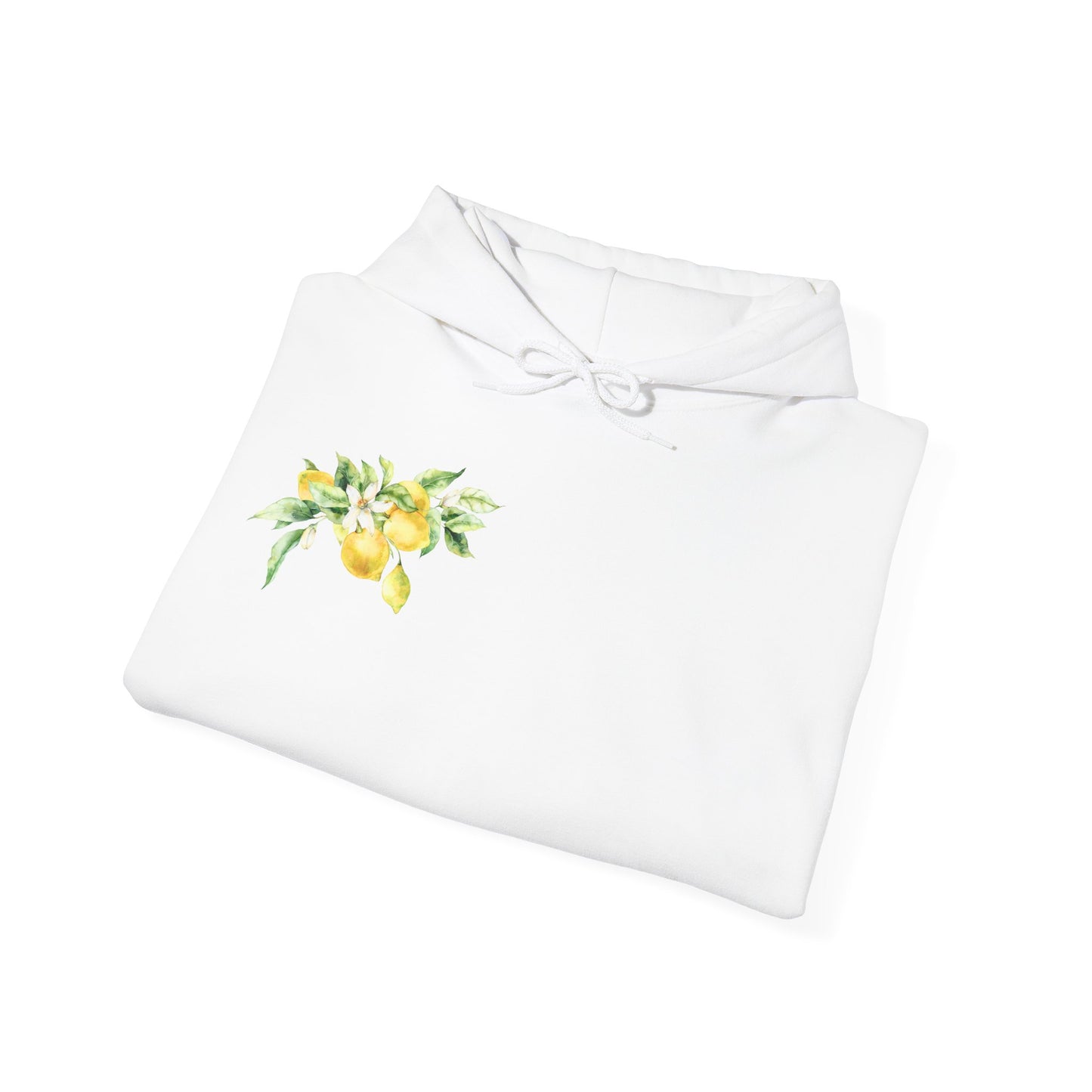 Lemon Hoodie; no sleeve design