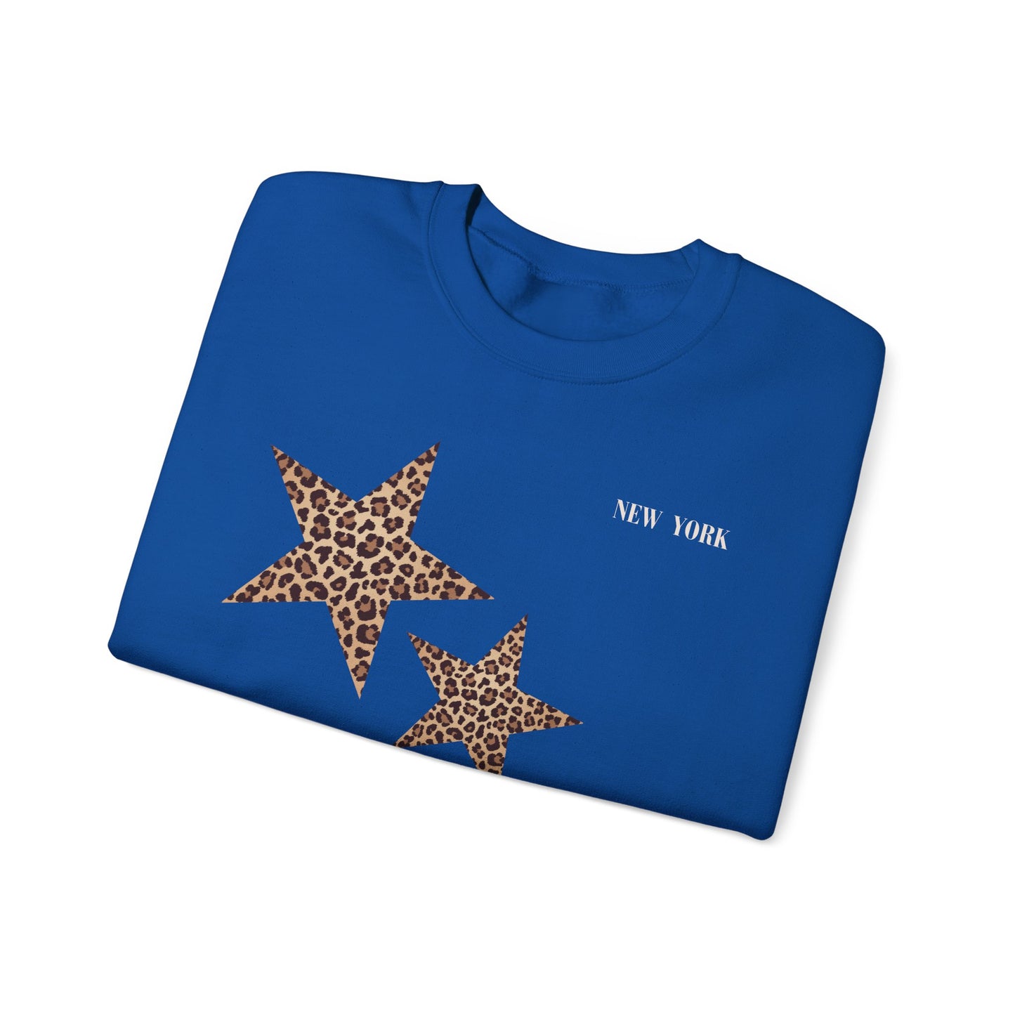 Leopard print sweatshirt; sleeve design
