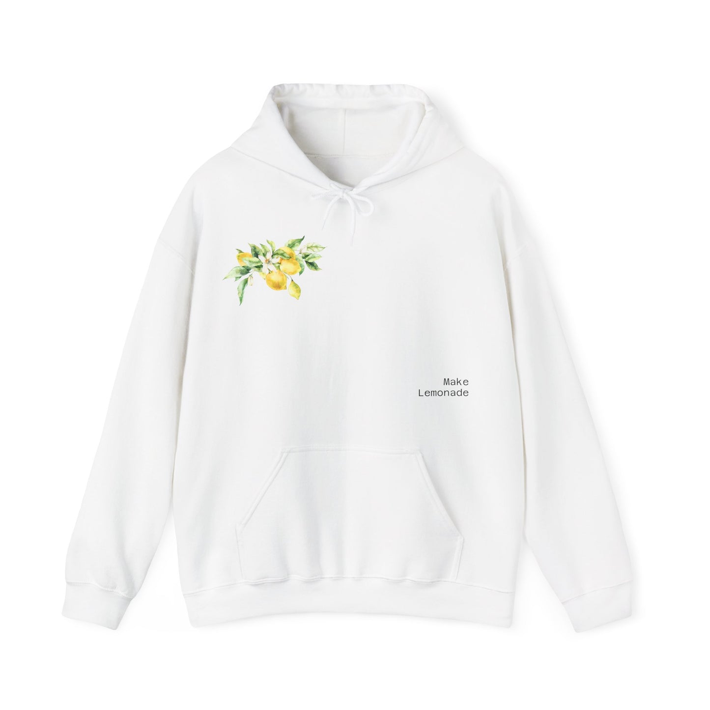 Lemon Hoodie; no sleeve design