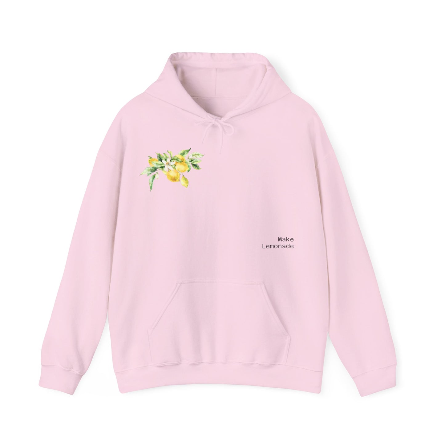 Lemon Hoodie; no sleeve design