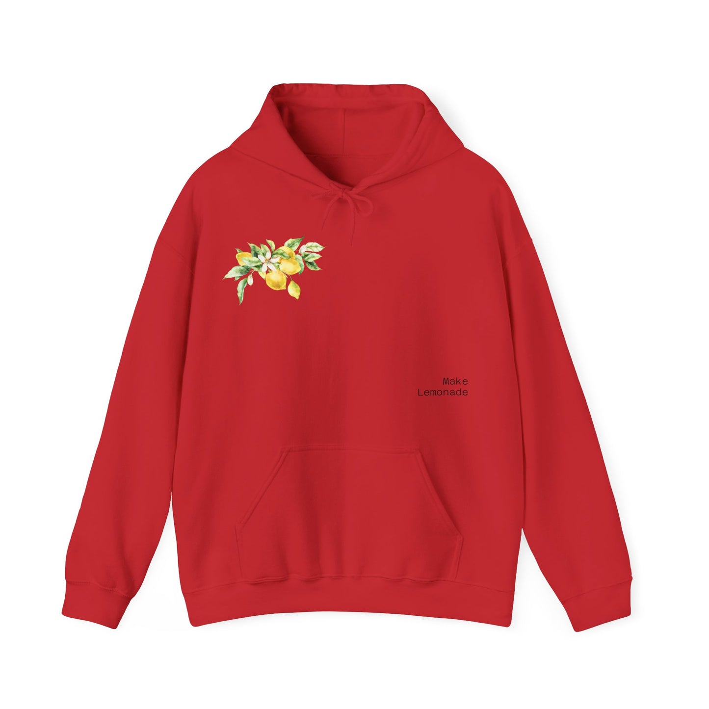 Lemon Hoodie; no sleeve design