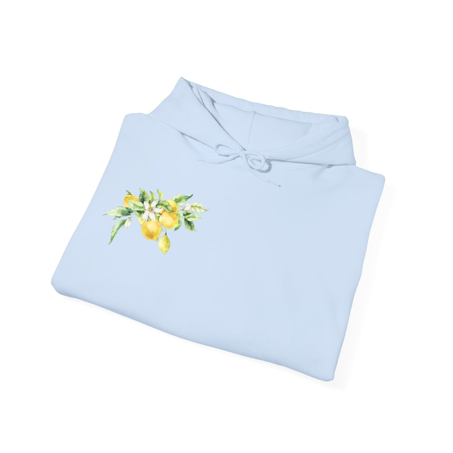 Lemon Hoodie; no sleeve design