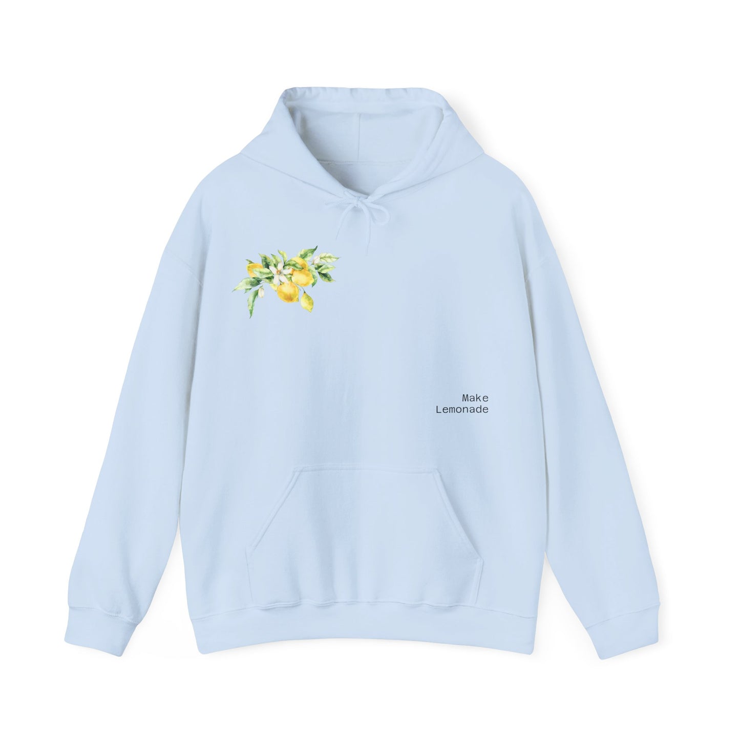Lemon Hoodie; no sleeve design