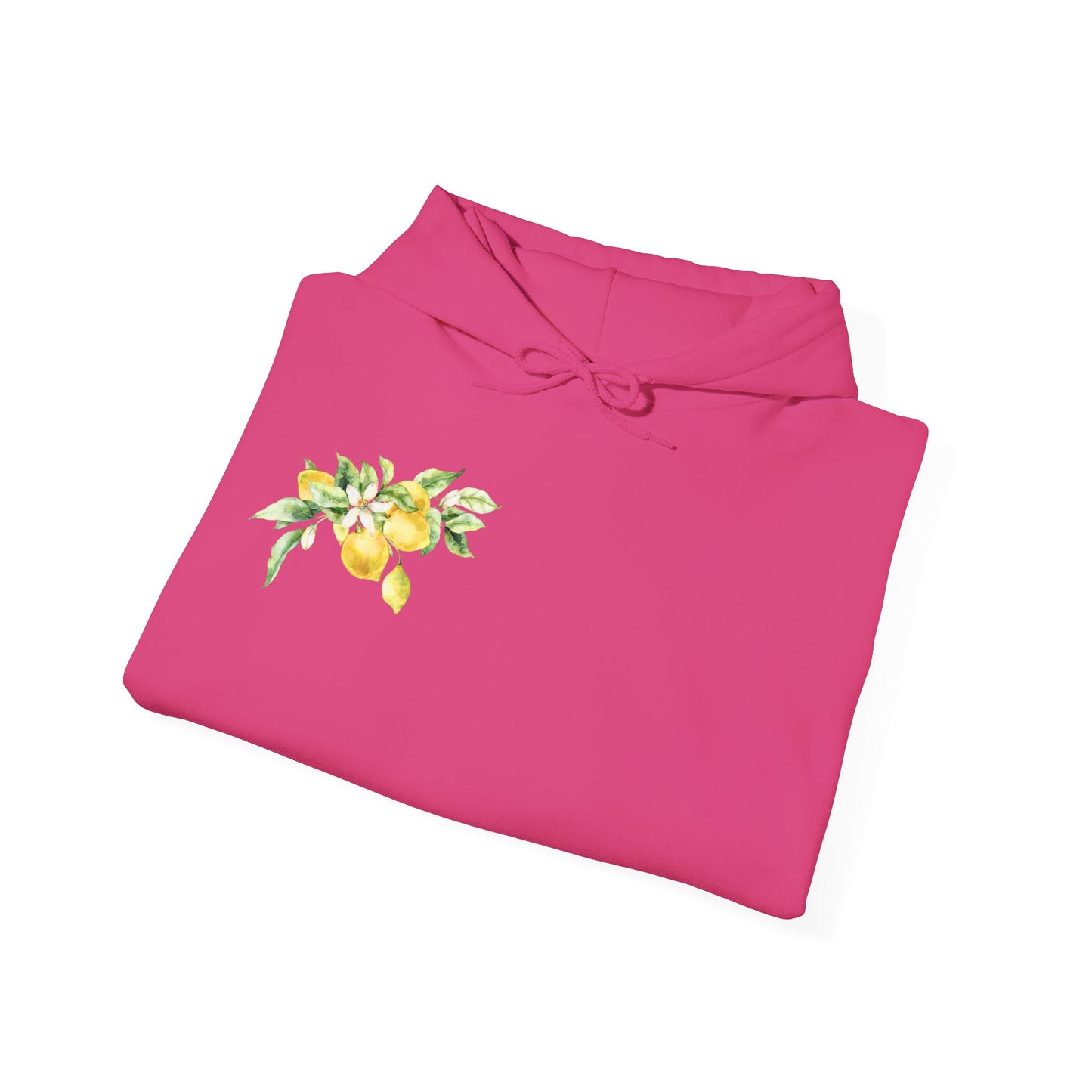Lemon Hoodie; no sleeve design