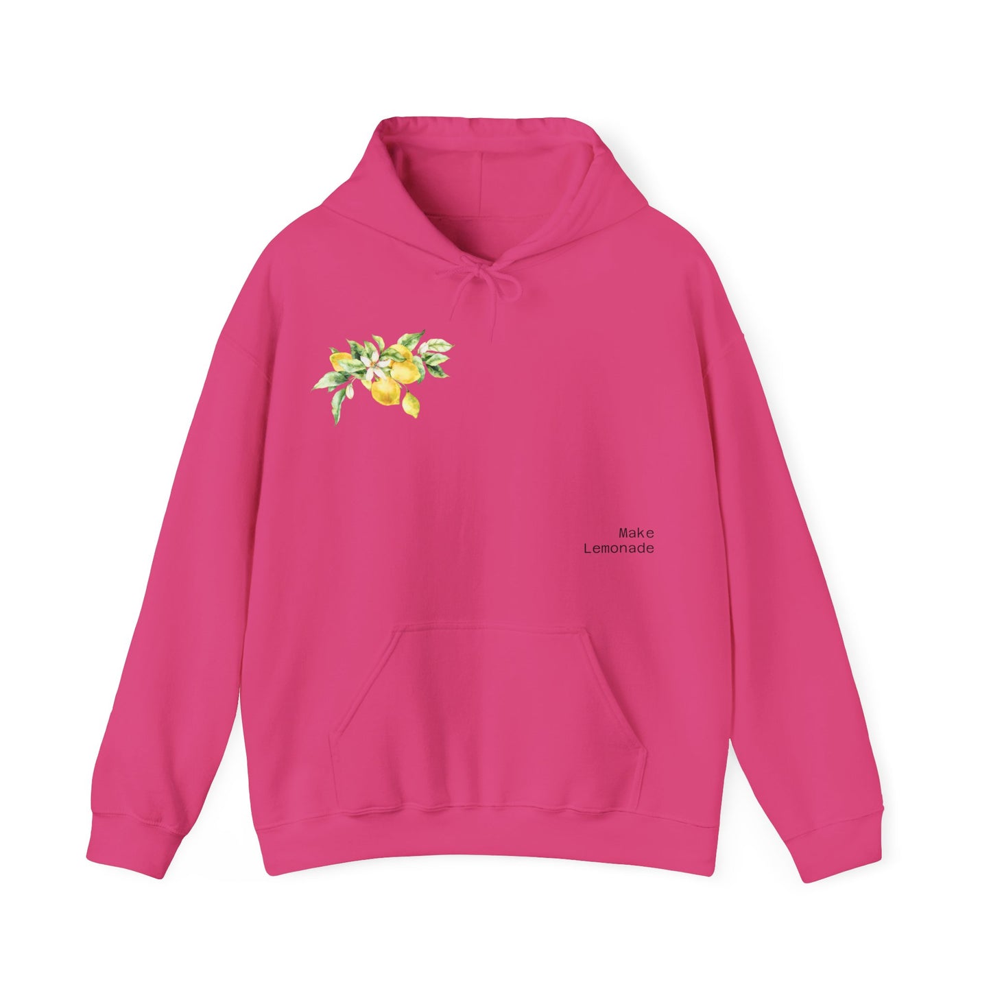 Lemon Hoodie; no sleeve design