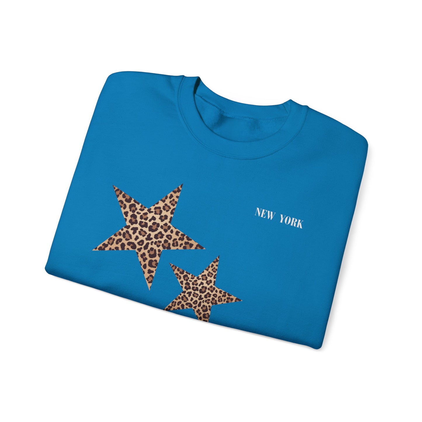 Leopard print sweatshirt; sleeve design