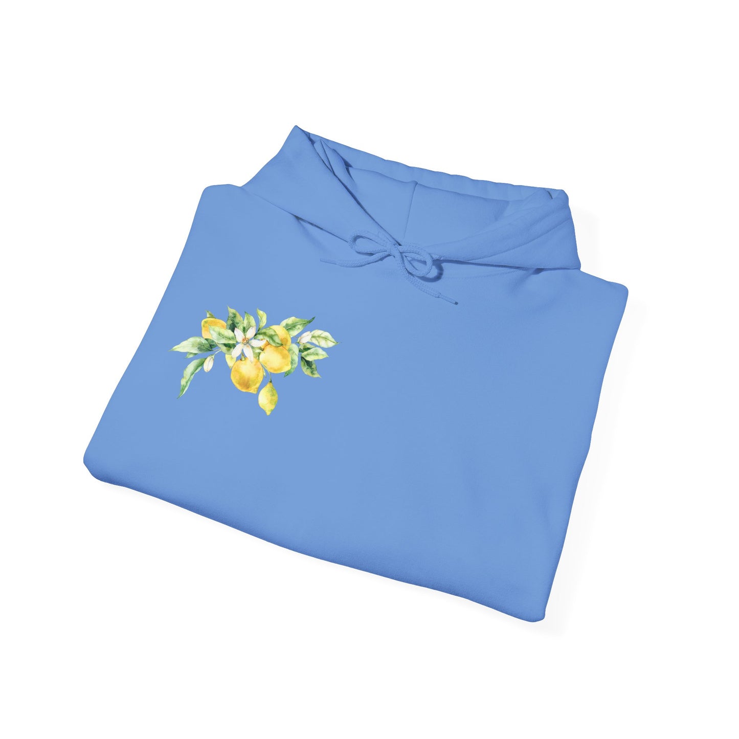 Lemon Hoodie; no sleeve design